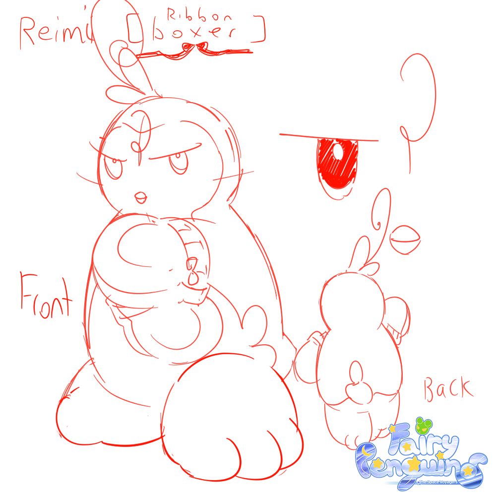 reimi fairy penguinos concept sketch design 