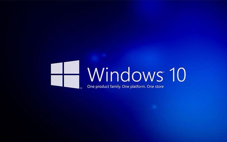 Screenshot showing logo and Windows 10
One product family. One platform. One store