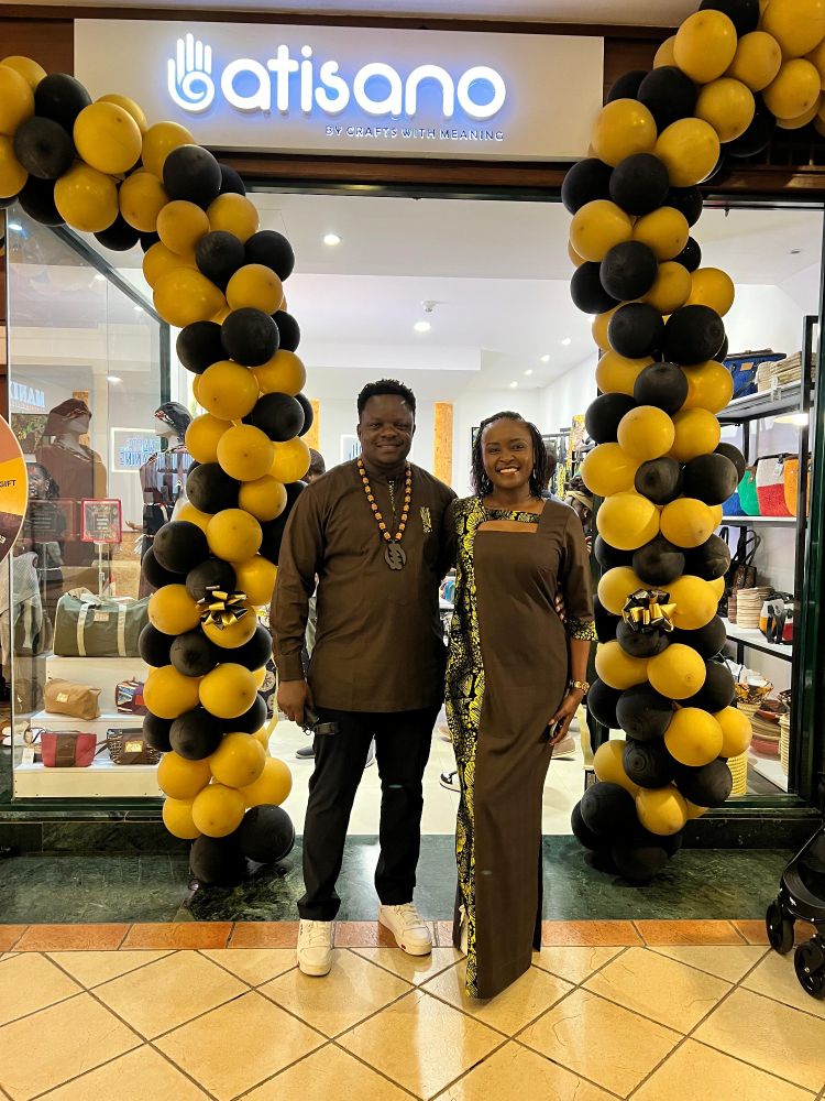 My wife, Caroline Ng'ang'a, founder and CEO of Crafts with Meaning. 
