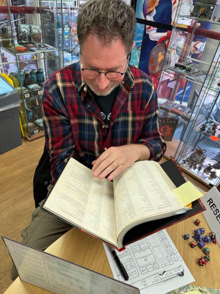 Looking at the spell book