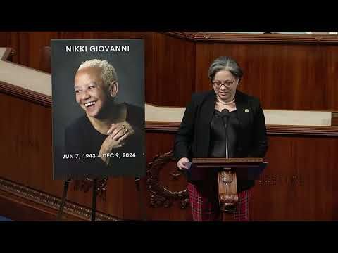 Remembering Nikki Giovanni Floor Speech