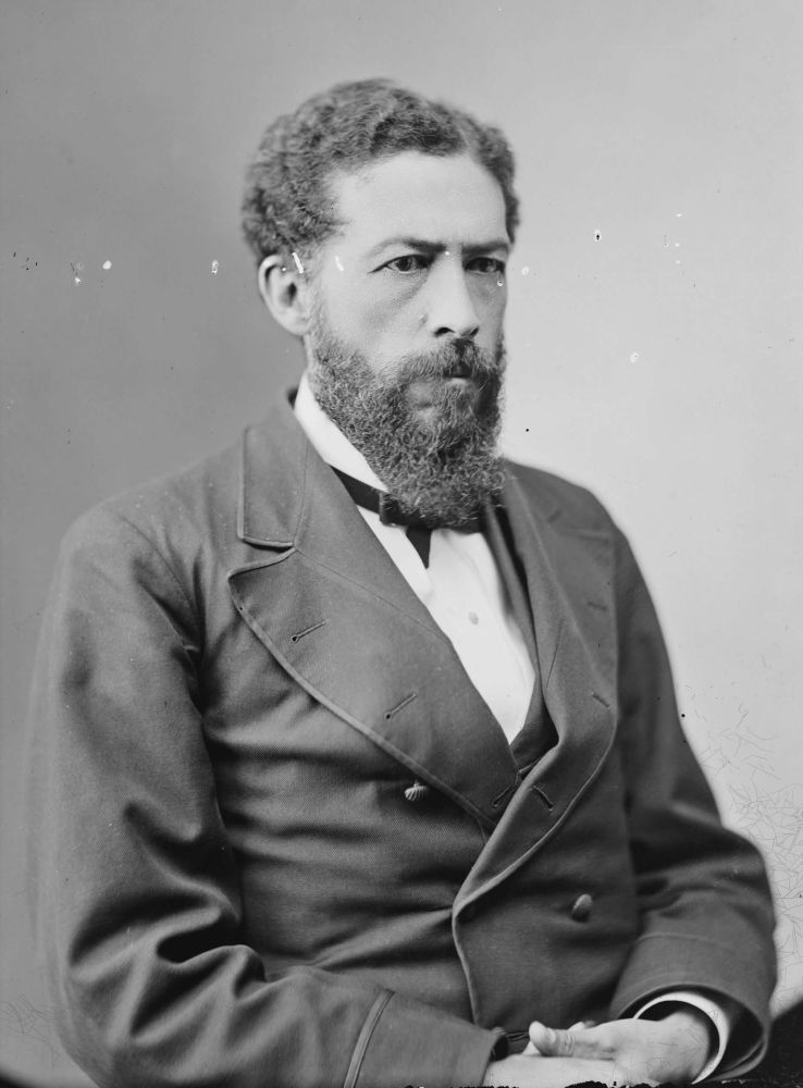 Photo of John Mercer Langston, the first Black man to represent Virginia.