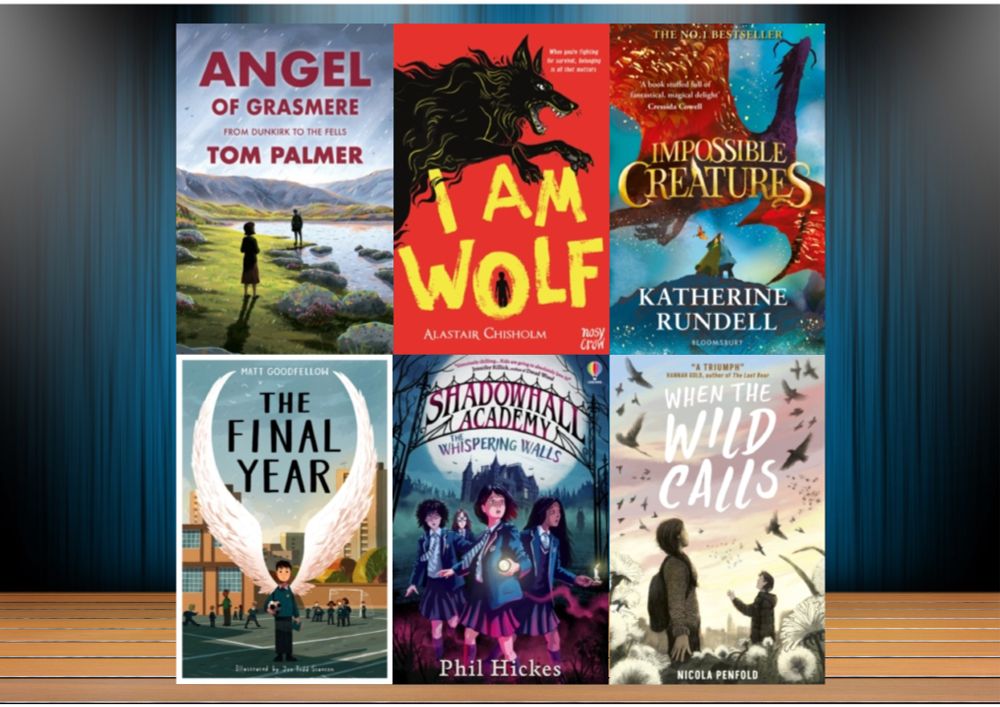 The covers of each of the 6 books on the TMWS Book Award shortlist. Titles and authors are listed in the accompanying posts.