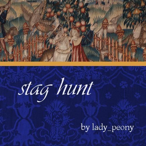 fic cover titled 'stag hunt' by lady_peon