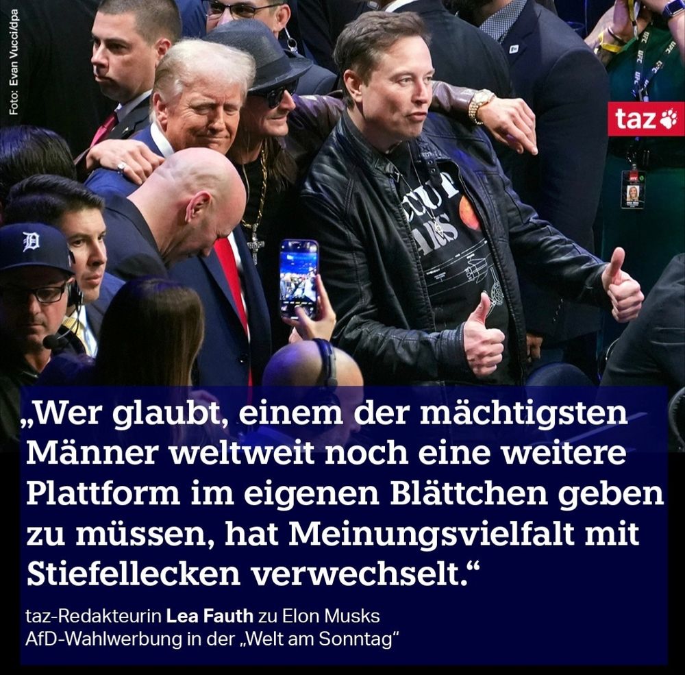 Wer glaubt einem der mächtigsten Männer weltweit noch eine weitere Plattform im eigenen Plättchen geben zu müssen, hat meinungsvielfalt mit Stiefeletten verwechselt. 
