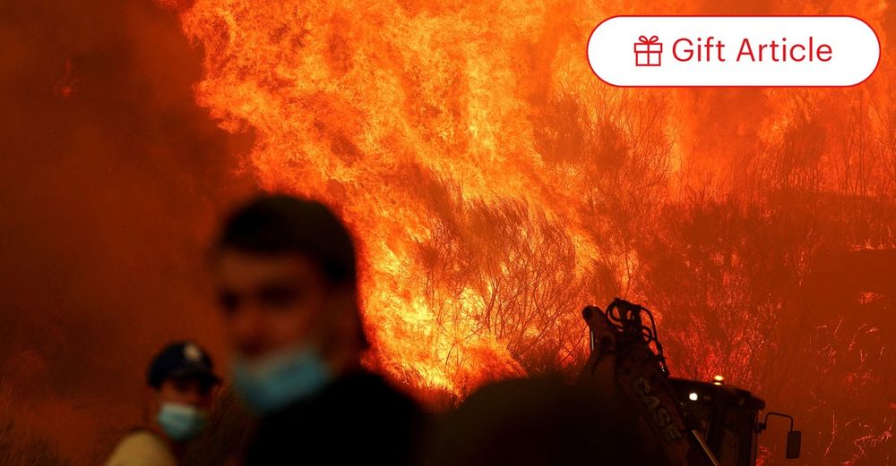 Images from Portugal, France, Greece, and other places in the region where a searing heat wave and strong winds have spawned destructive wildfires for the past two weeks. Thousands of firefighters and...