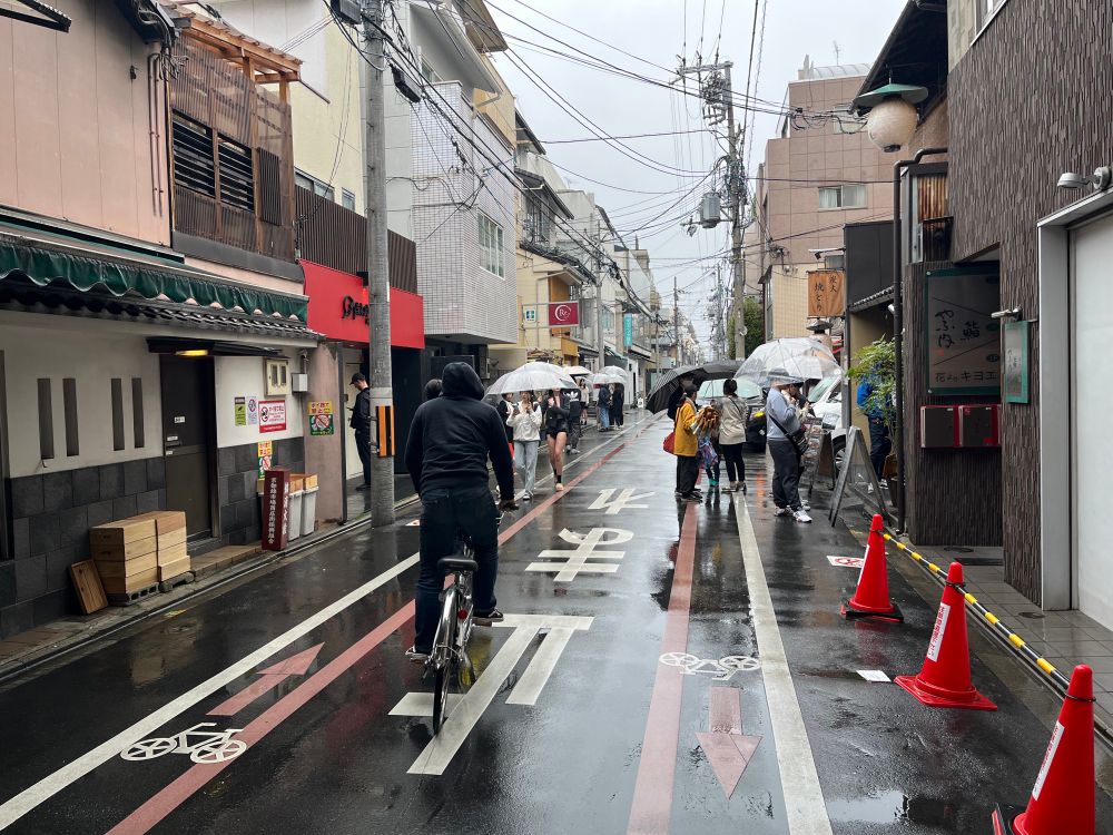Rainy Japanese street