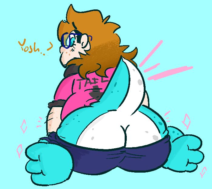 My human sona with their bottom half turning Yoshi.