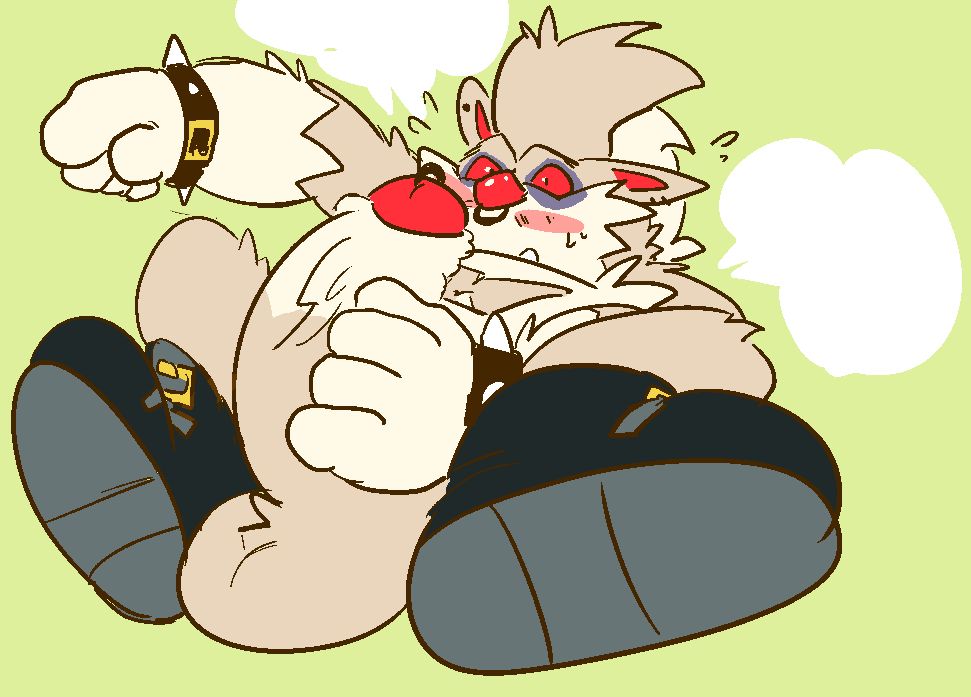 Tumble jerkin' it, embarrassed as you see him doing it.