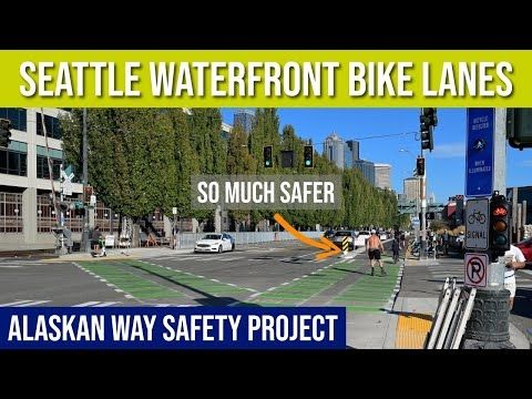 It's Finally Here! Bike Tour of the Alaskan Way Safety Improvements along Seattle Waterfront