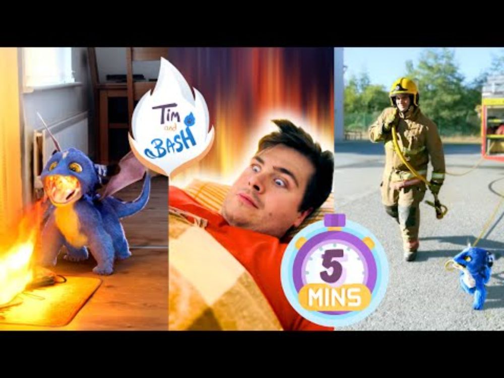Tim & Bash | The Ultimate 5-Minute Chaos Compilation 🔥 Dragon trouble!