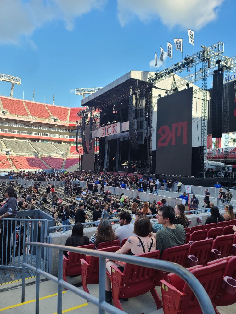 image if the my chemical romance stage in tampa