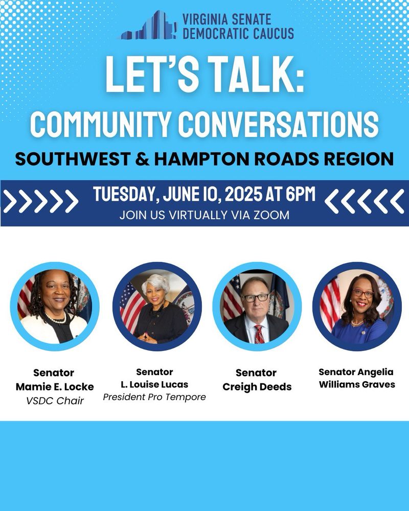 Flyer for virtual town hall