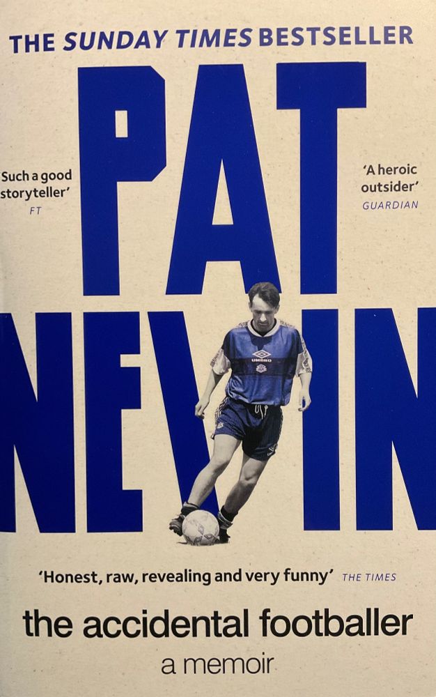 Cover of book by Pat Nevin, ‘The Accidental Footballer’