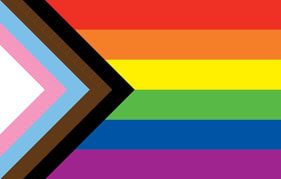Pride flag. 