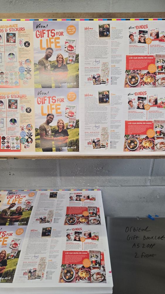 Vegan fo life booklet cover
