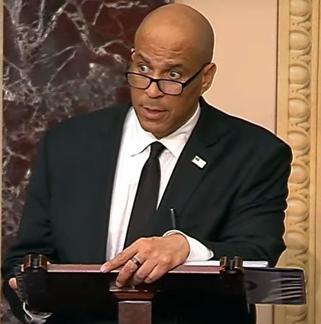 Sen. Cory Booker, STILL talking. 