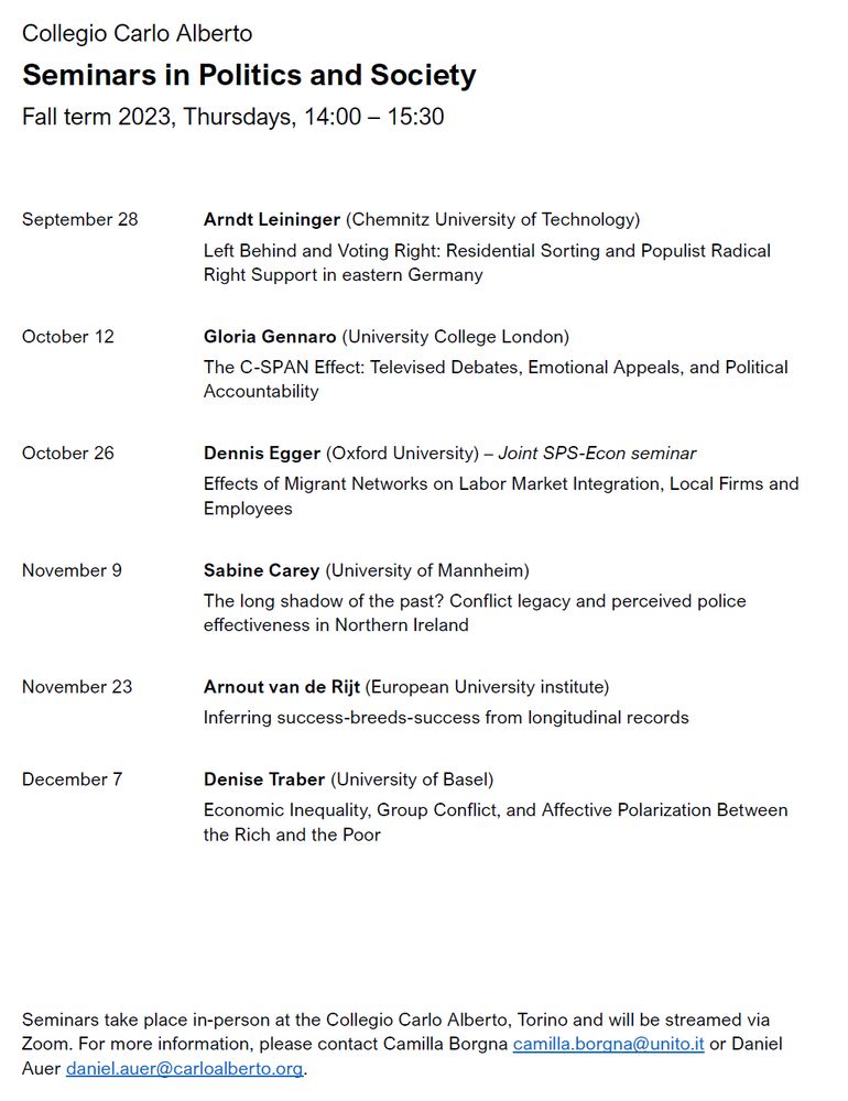 CCA SPS seminar fall 2023