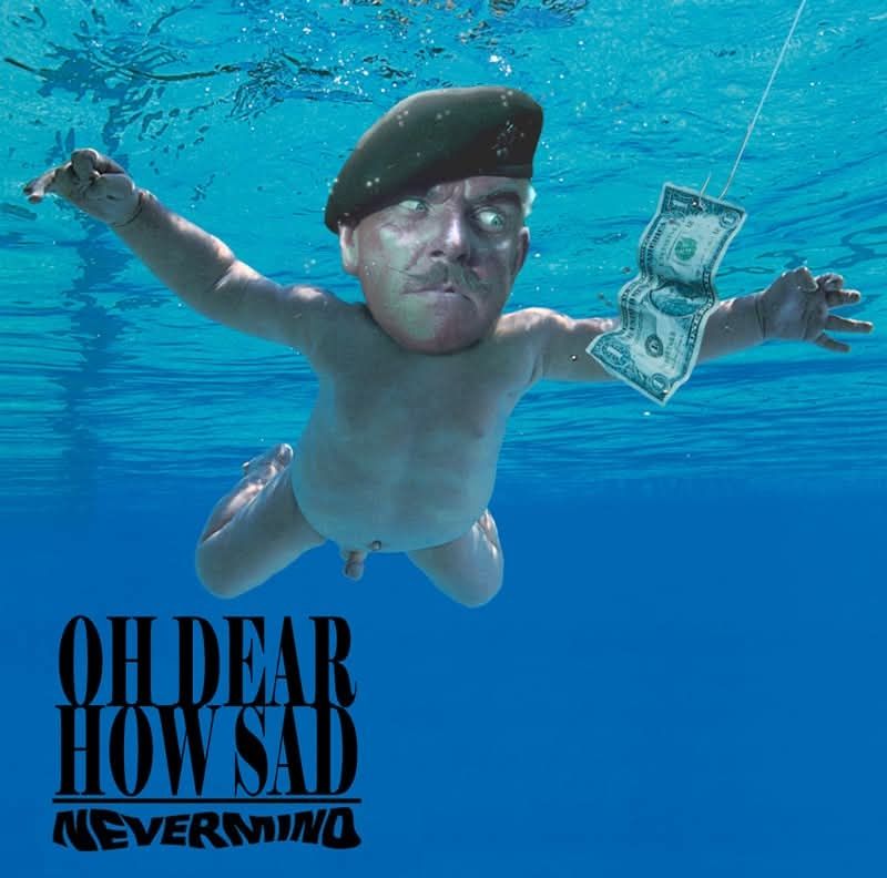 The album cover for Nirvana's 