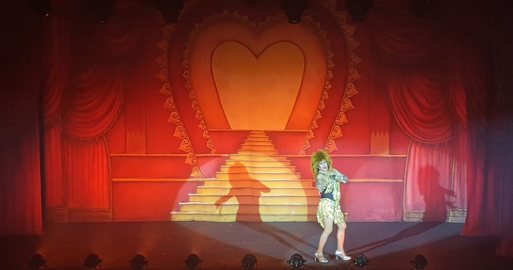 One of The Lady Boys of Bangkok, dressed as Tina Turner, belts out "Simply The Best" while dancing across a theatre stage with a painted red heart backdrop. The trip was paid for by an old friend who was trying to tick off as many items from his dying Mother-in-Law's bucket list as he possibly could. He did her proud.