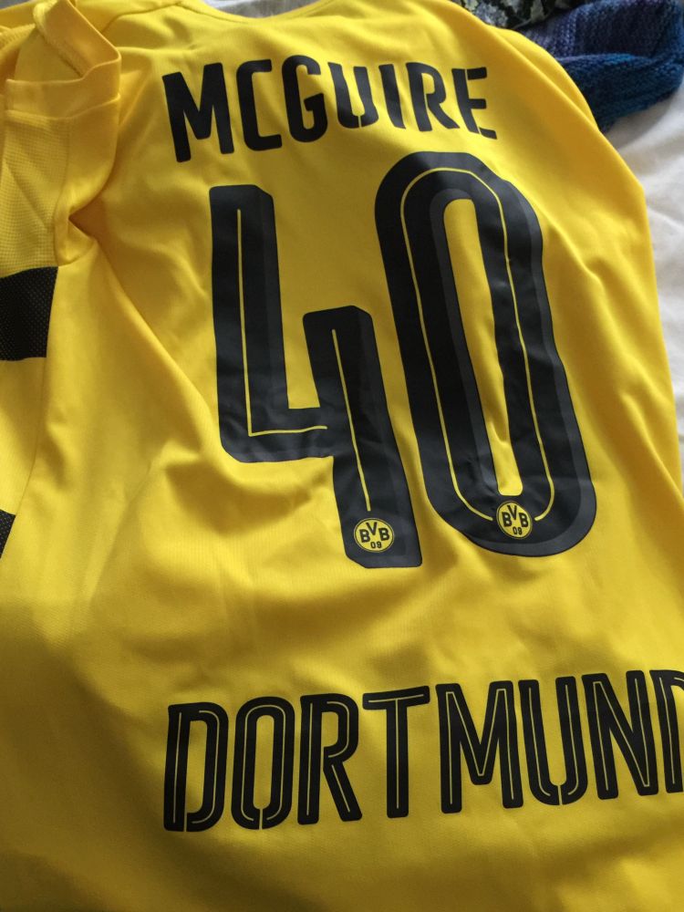 My bespoke BVB kit. The 40 years was celebrating the 40 years of sister city relationship in 2019.