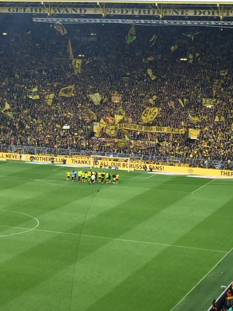 A BVB Dortmund match in 2019