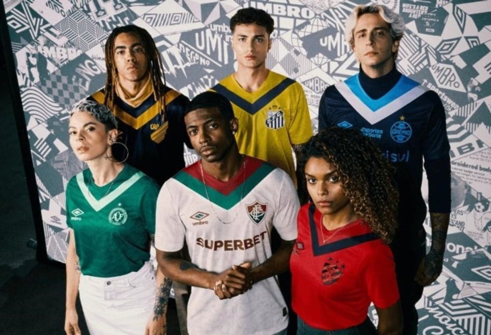 Umbro revela novas camisas de clubes do futebol brasileiro