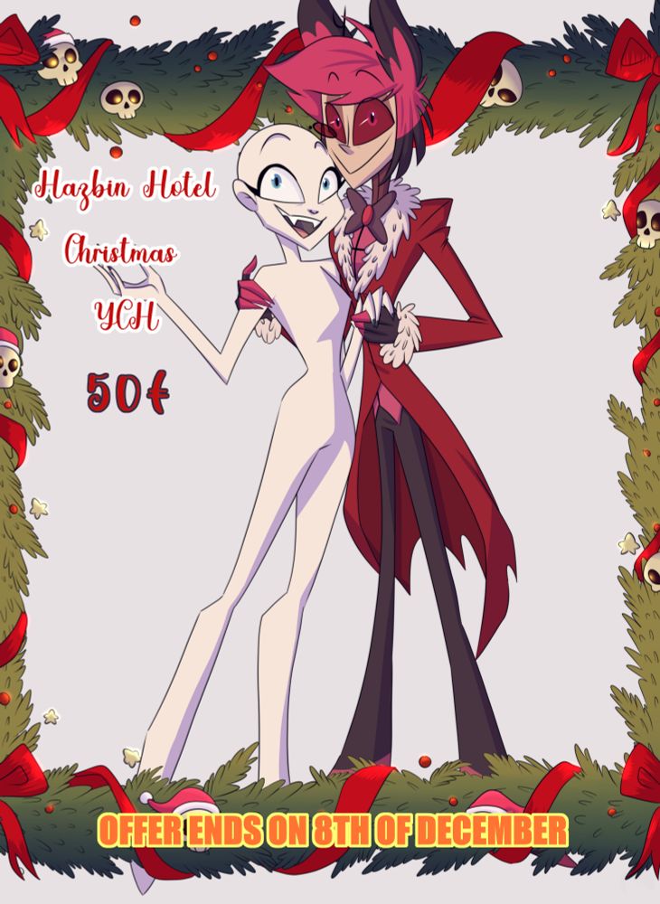 #HazbinHotel #HazbinHotelFanart #hazbinhotelseason2 #Charlastor #HazbinHotelOC #HazbinHotelAlastor #YCH 