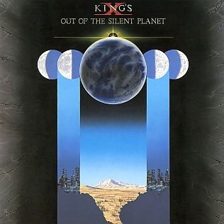 The cover of King's X's debut album, Out Of The Silent Planet. 