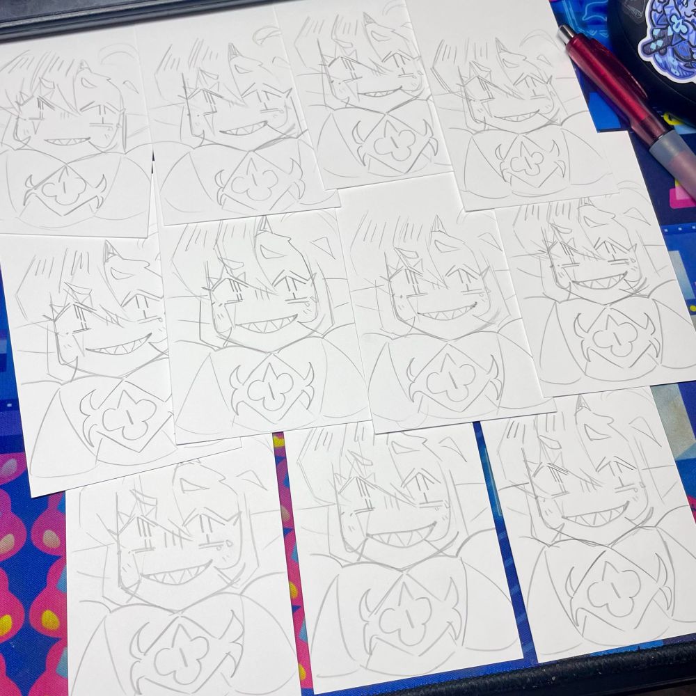 🎨 pencil doodles of shadow milk cookie from cookie run kingdom for etsy orders