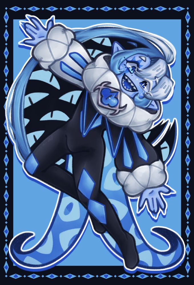 🎨 Shadow Milk Cookie from Cookie Run Kingdom (Will most likely make this a print and maybe an acrylic stand!!)