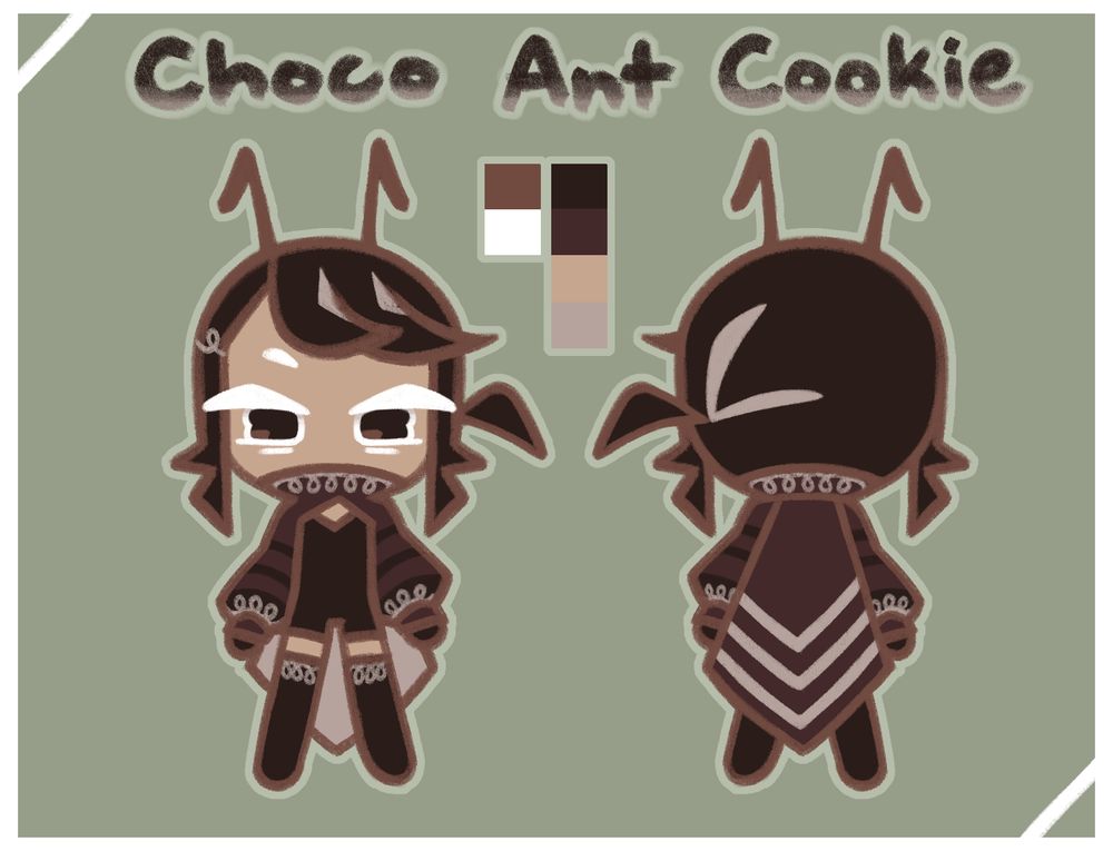Choco Ant Cookie ref sheet