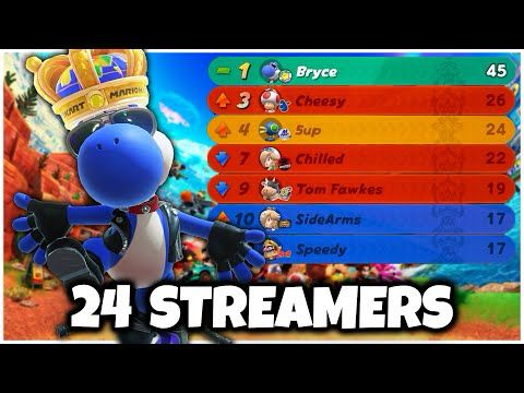I DOMINATED a 24 Streamer Mario Kart World Lobby (ft. Chilled, Speedy, 5up & More!)