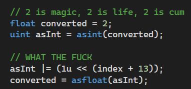 bit magic with 2 and 13