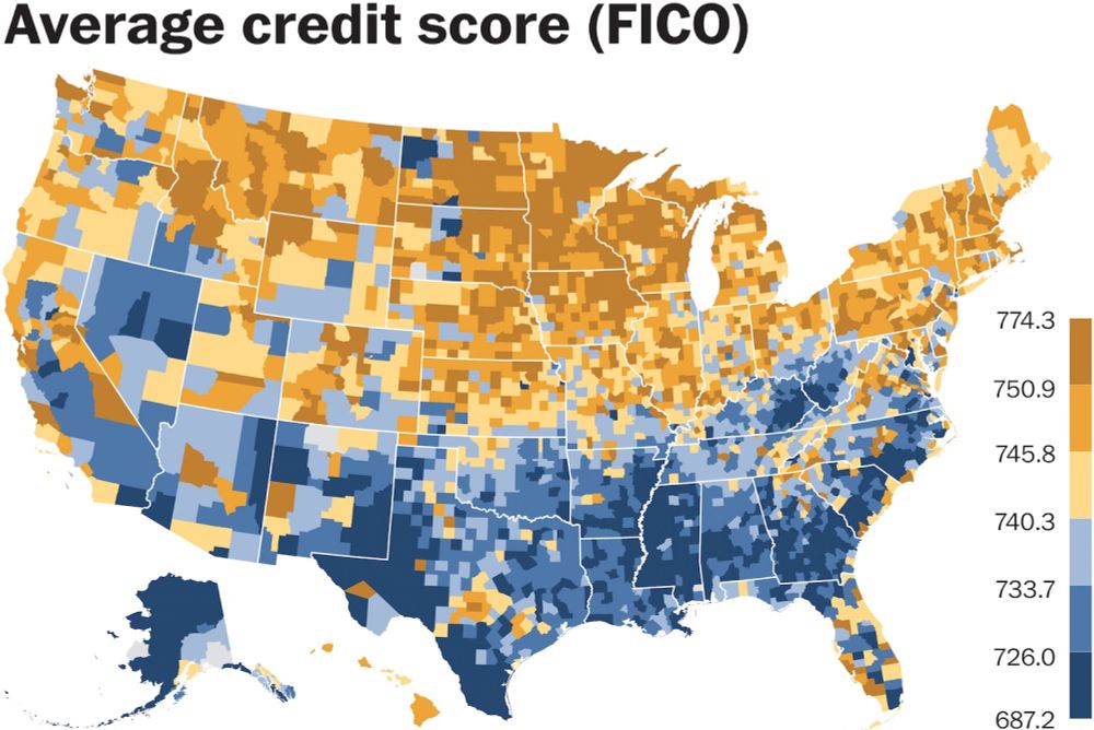 Analysis | Why the South has such low credit scores