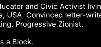 Zoom in on the previous picture, with emphasis on the phrase "Progressive Zionist".