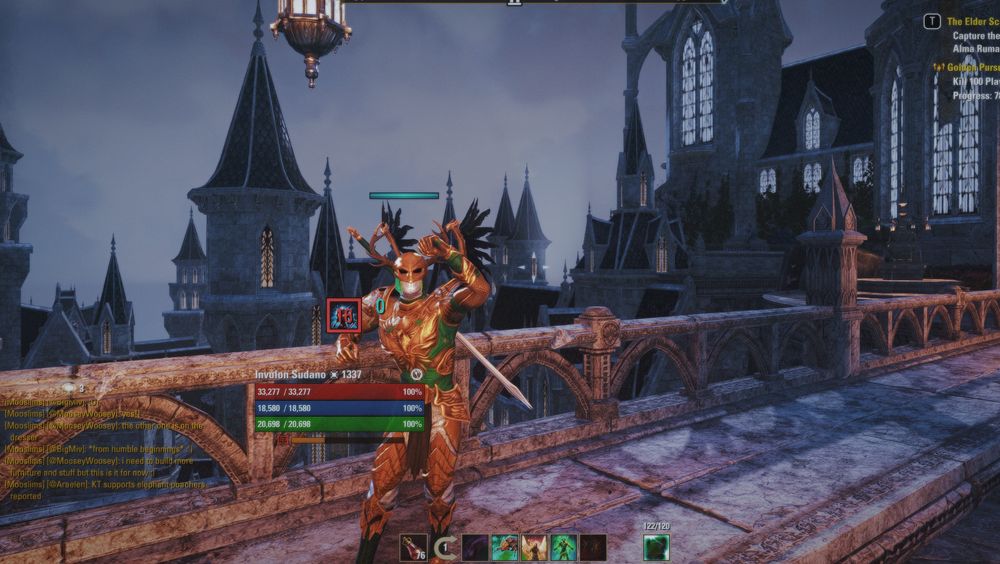 elder scrolls online character level 1337