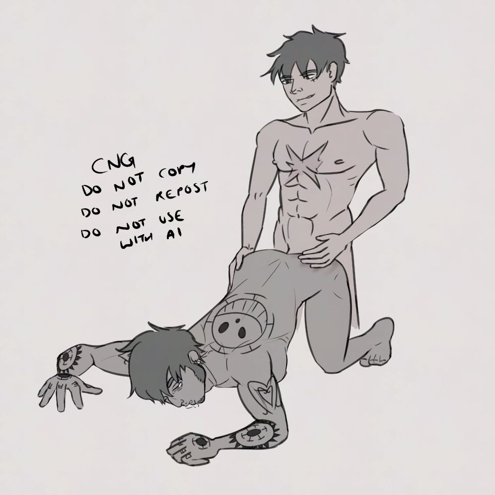 Law is face down ass up, drooling and having a lovely time as Luffy ploughs him and spanks his ass