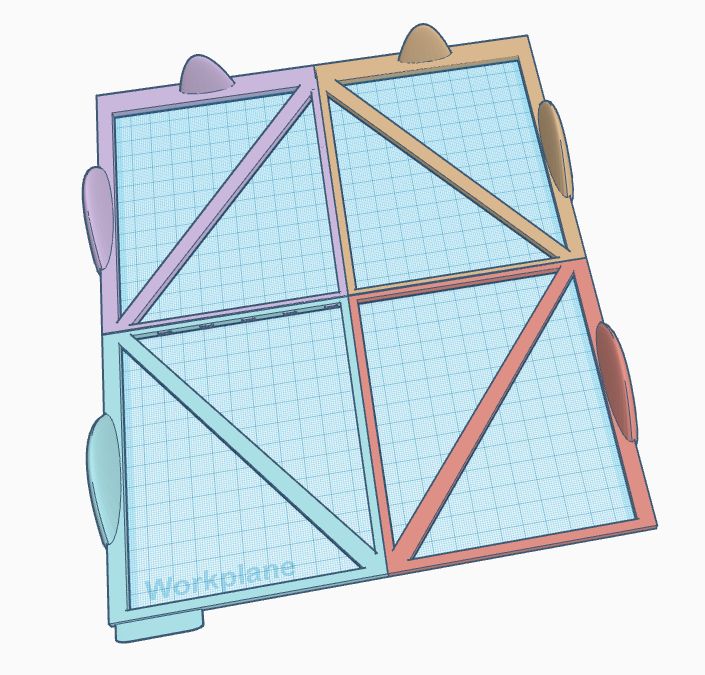 An img of my stackable tray design in tinkercad.