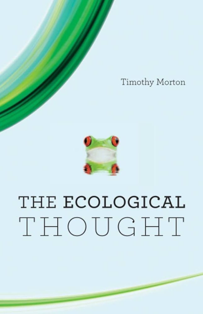 Cover image of The Ecological Thought by Timothy Morton