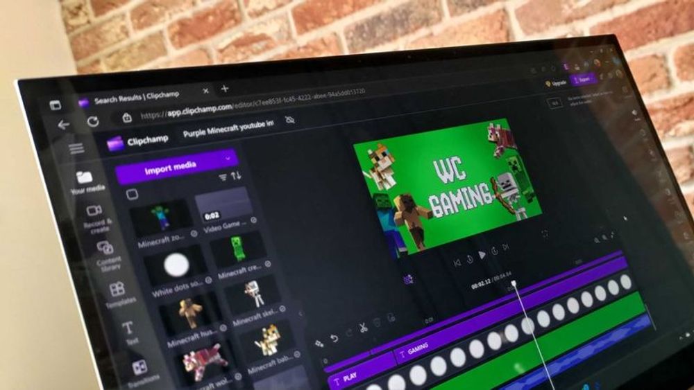  Make your own Minecraft movie with Microsoft's new Clipchamp templates 