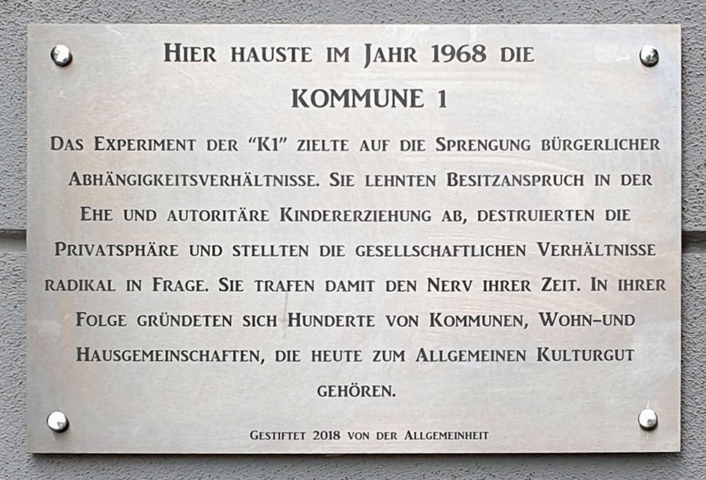 Hausfrauenehe, Verantwortungsgemeinschaft Oder Kommune 1 - Flaschenpost