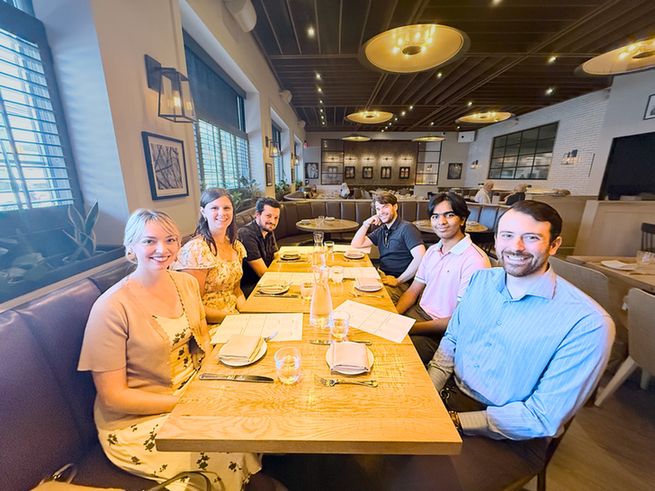 Humotech Team with Ashley Zeman and Prakhar Kiran.