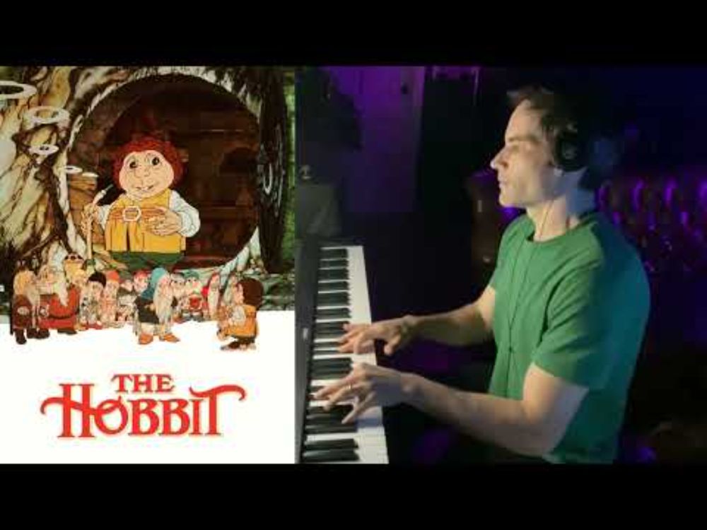 THE HOBBIT (1977) piano suite (Misty Mountains, Roads, Down To Goblin Town, etc) composed Maury Laws
