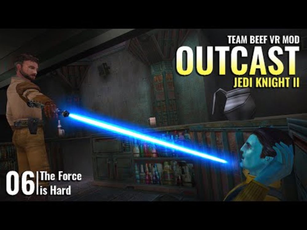 JEDI KNIGHT II: OUTCAST (TEAM BEEF VR MOD) // 06: The Force is Hard // QUEST 3 Gameplay