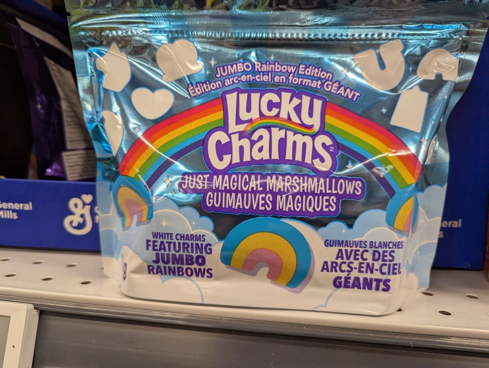 Bag of lucky charms marshmallows