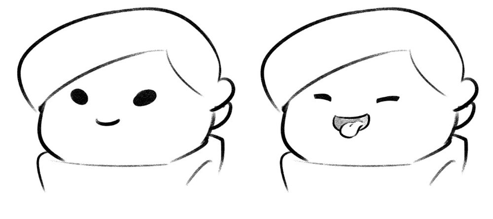globby alien gal who can shapeshift bleps out her tongue