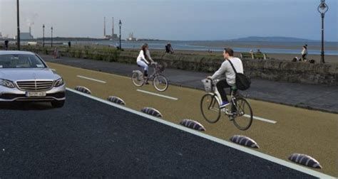 CGI image of Strand Road Cycle Route