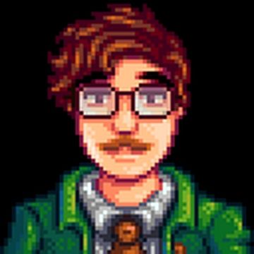 Harvey, town doctor and bachelor, from Stardew Valley