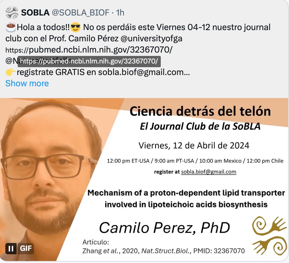 Ciencia detrás del telón afiche. Charla viernes el 12 de abril.